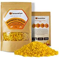 Bienenbiya® 200 g Pastillas de cera de abejas 100% pura sin aditivos- de cera de abejas orgánica natural para ungüentos…